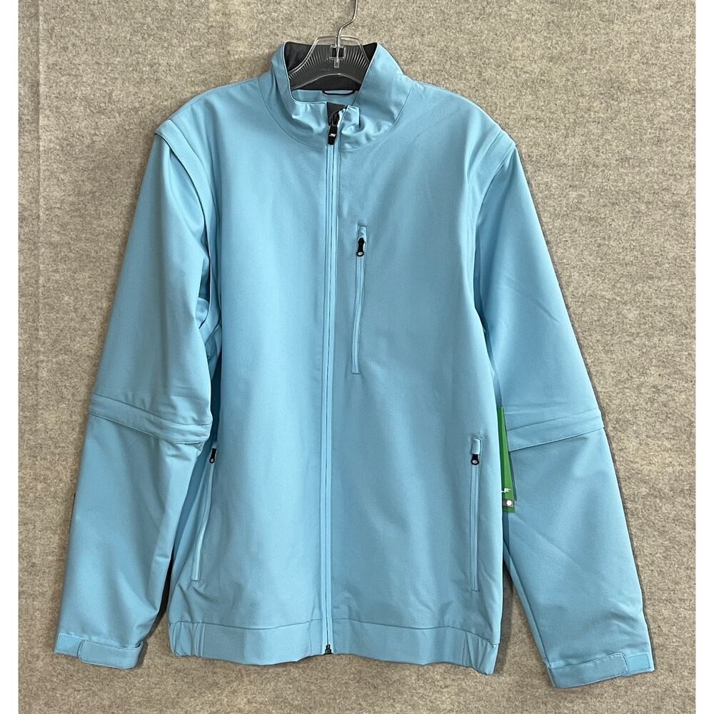 Skechers GOShield Performance Elite 3 in1 Full Zip Jacket Vest Men Med Blue golf